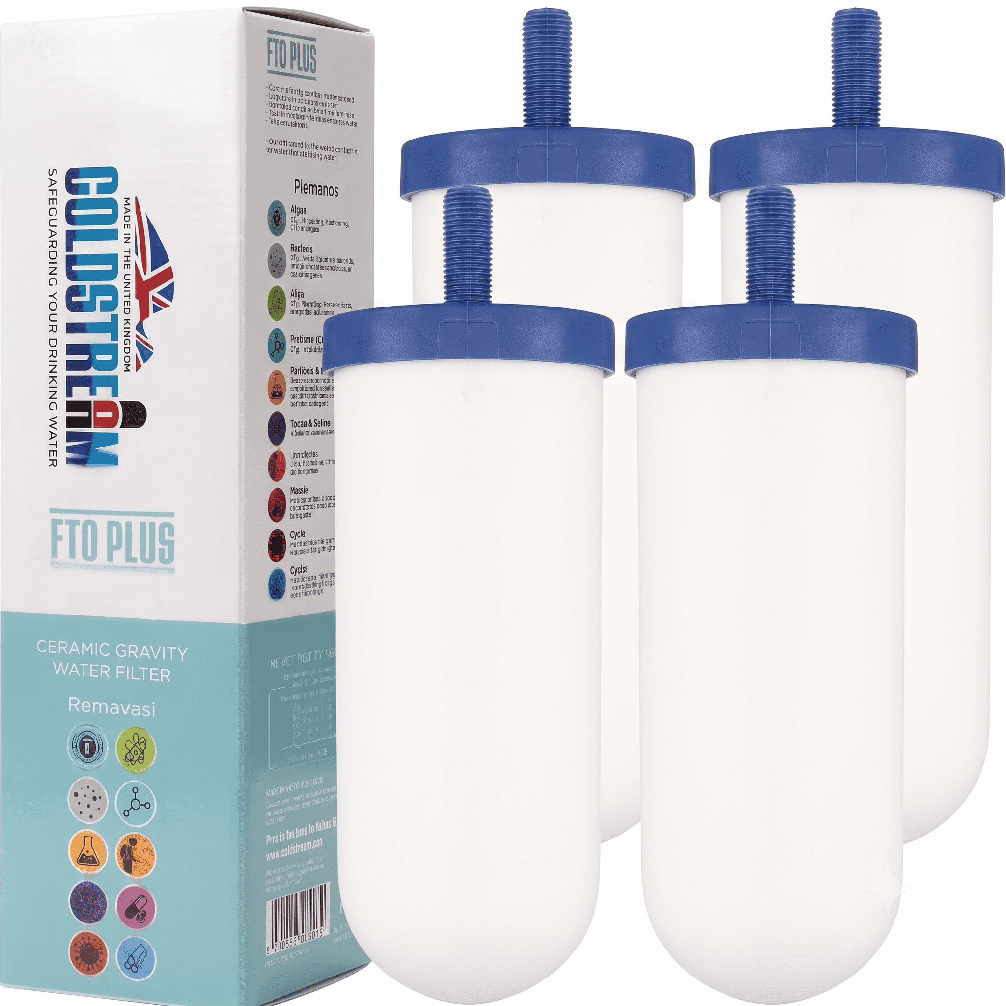 Coldstream FTO+ Filter für Schwerkraftsysteme