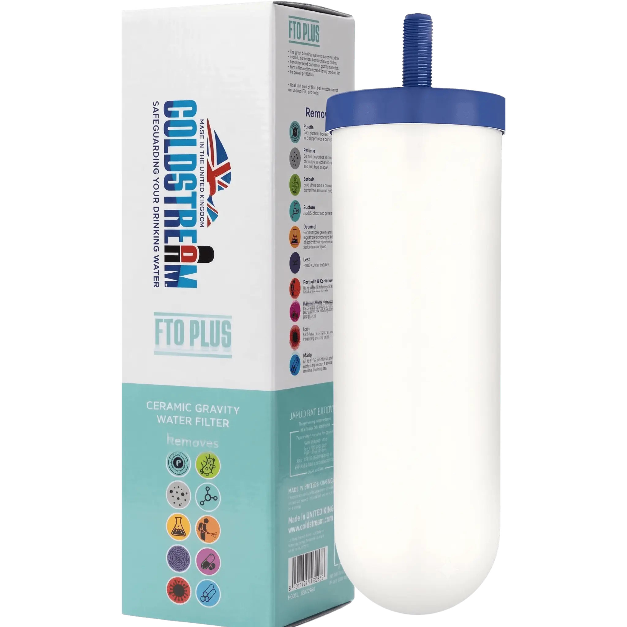 Coldstream FTO+ Filter für Schwerkraftsysteme